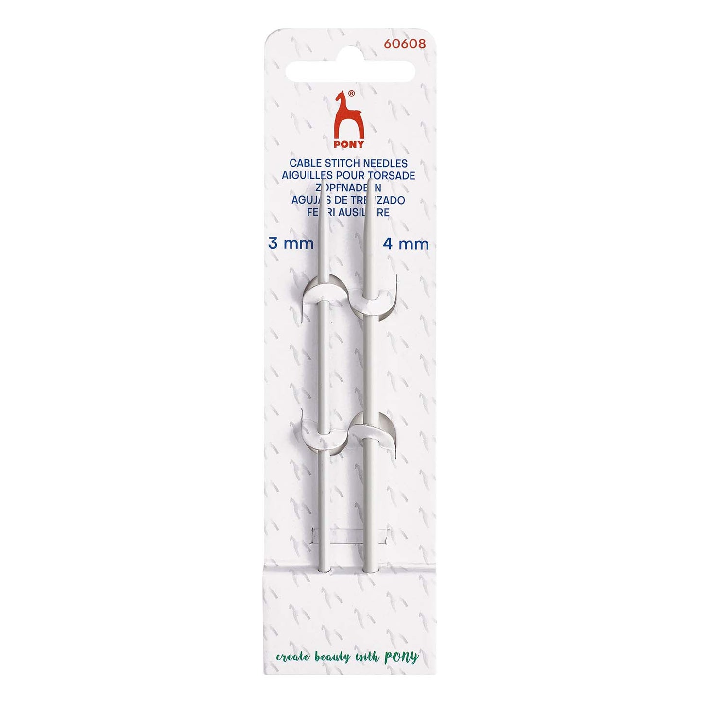 Cable stitch needle