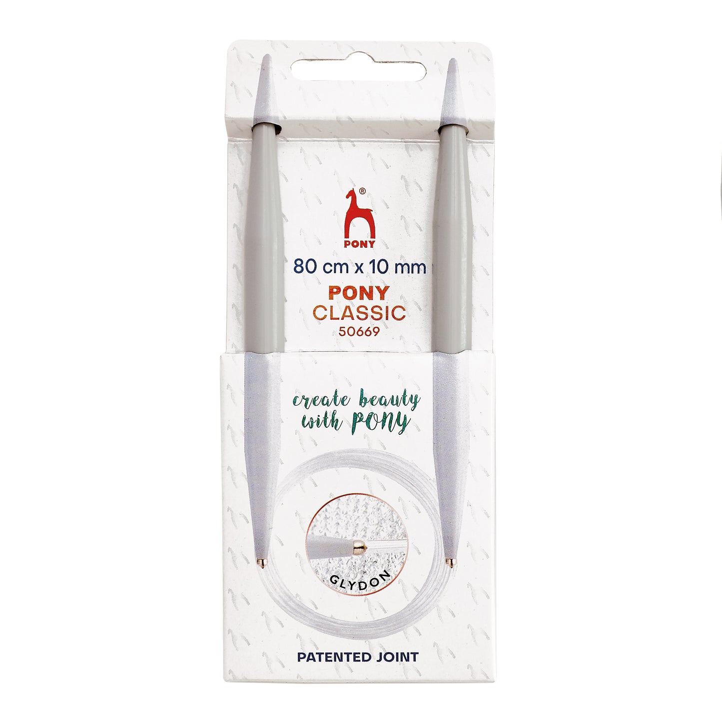 80 cm knitting needles circular fixed Pony Classic