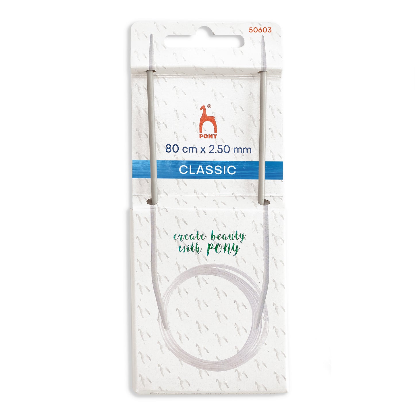 80 cm knitting needles circular fixed Pony Classic