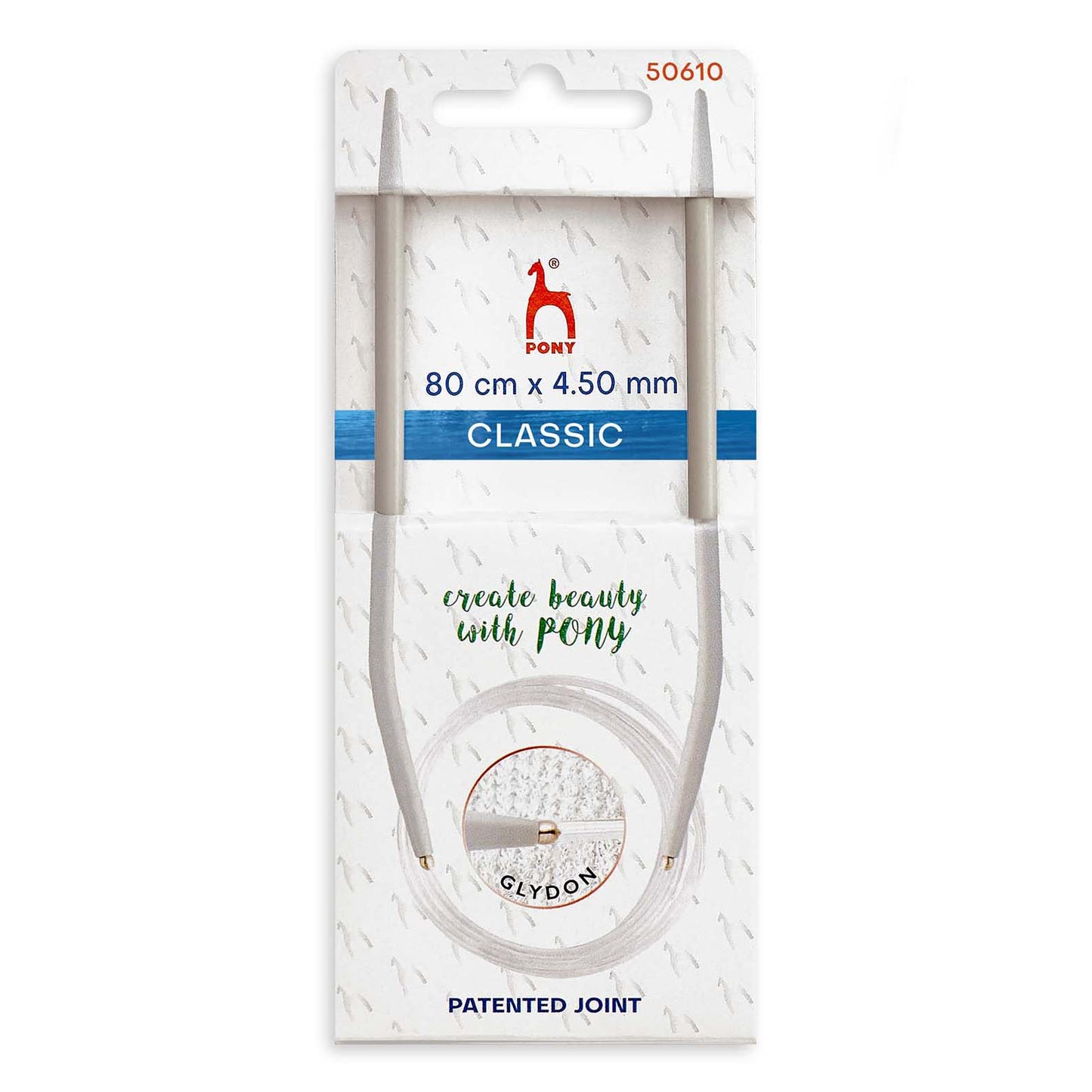 80 cm knitting needles circular fixed Pony Classic