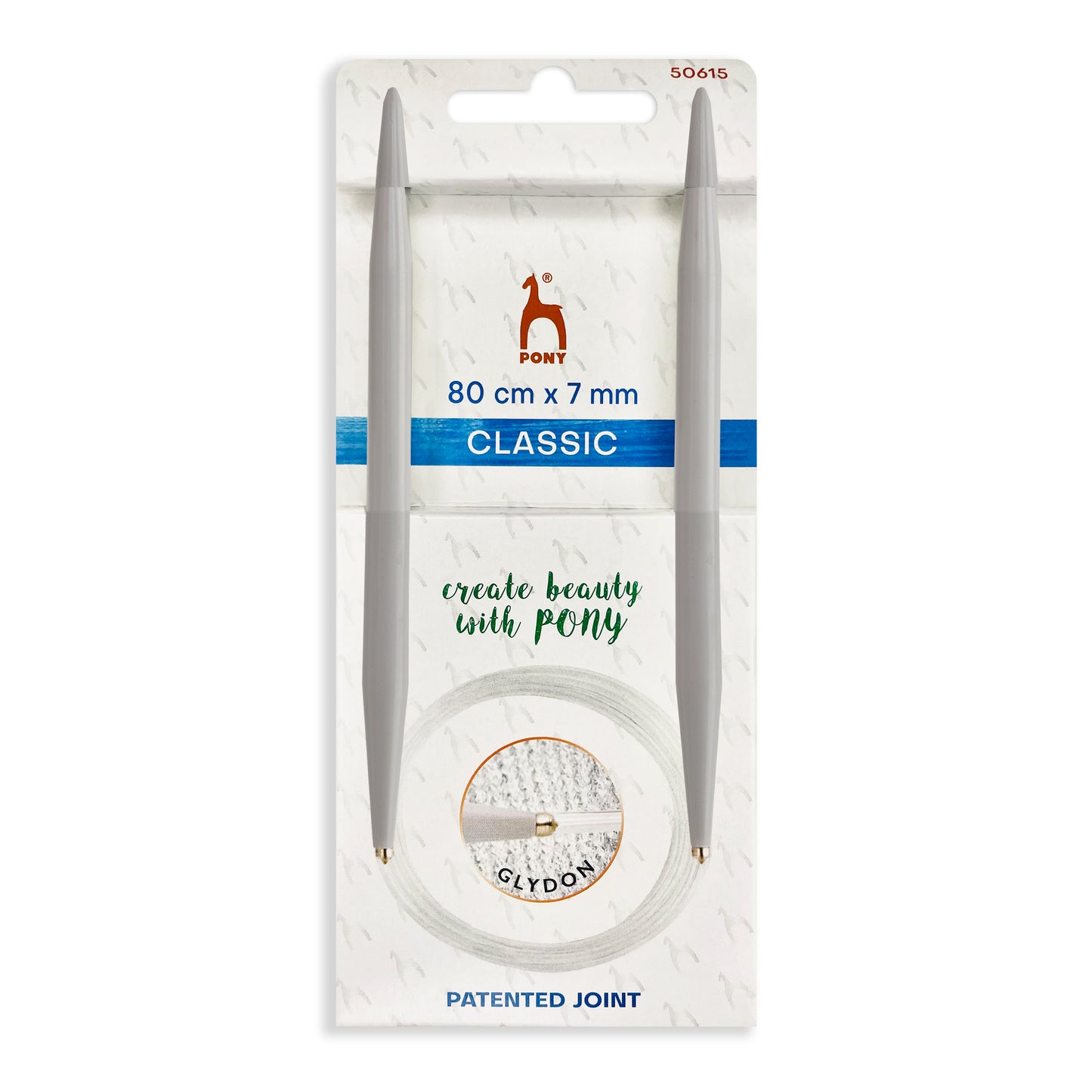 80 cm knitting needles circular fixed Pony Classic