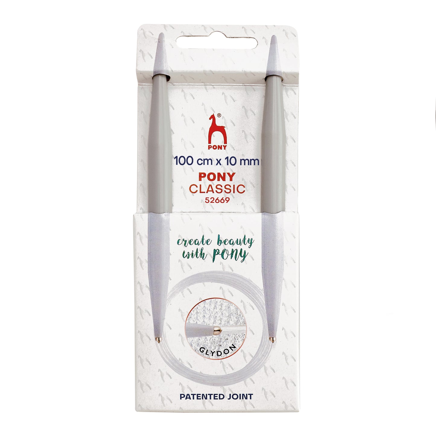 100 cm knitting needles circular fixed Pony Classic