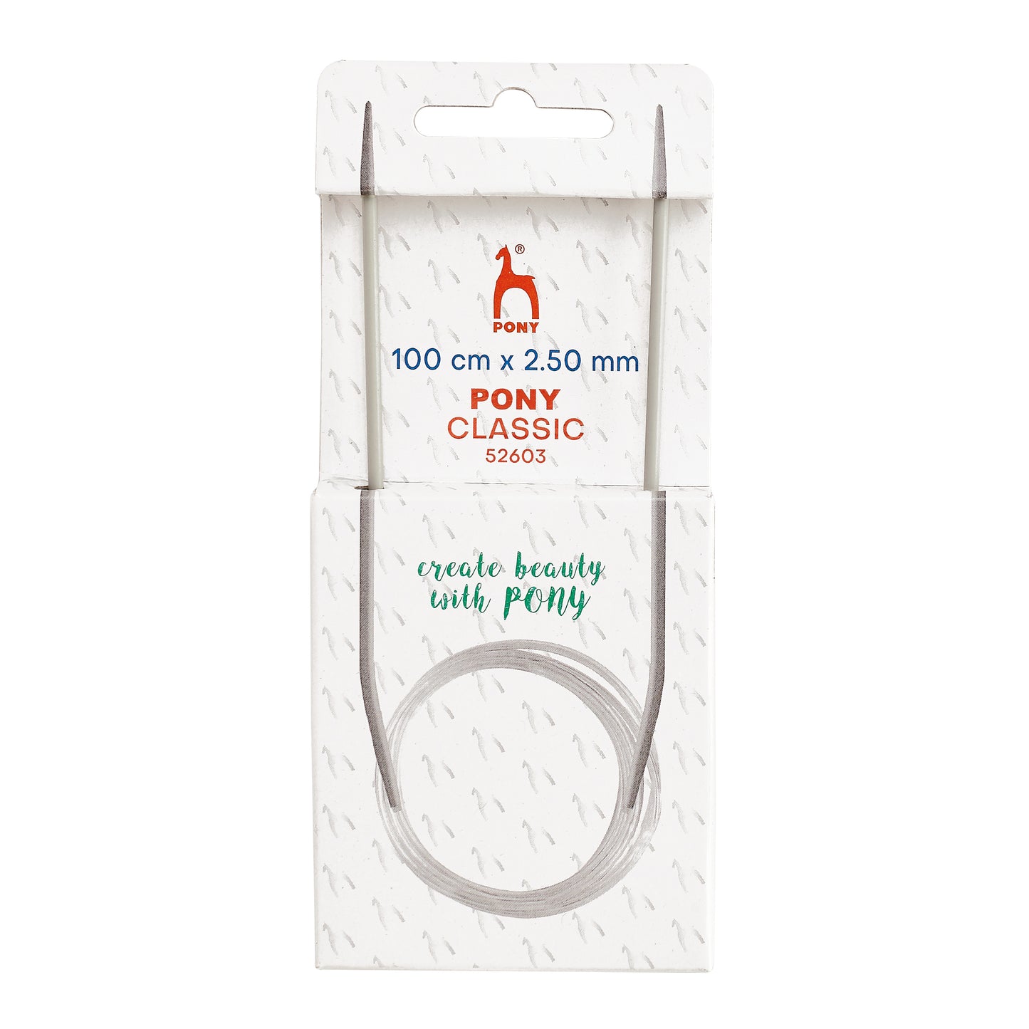 100 cm knitting needles circular fixed Pony Classic