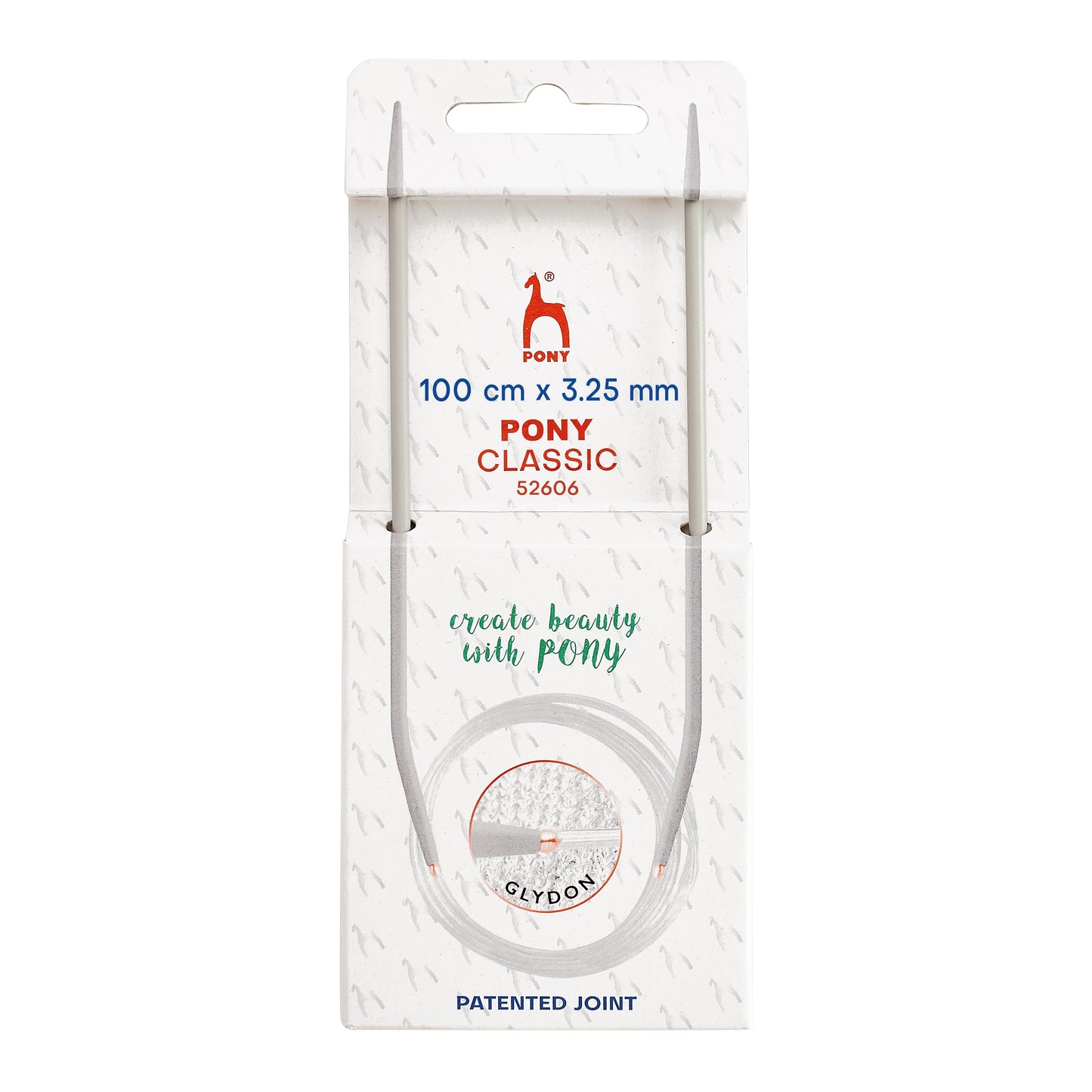 100 cm knitting needles circular fixed Pony Classic