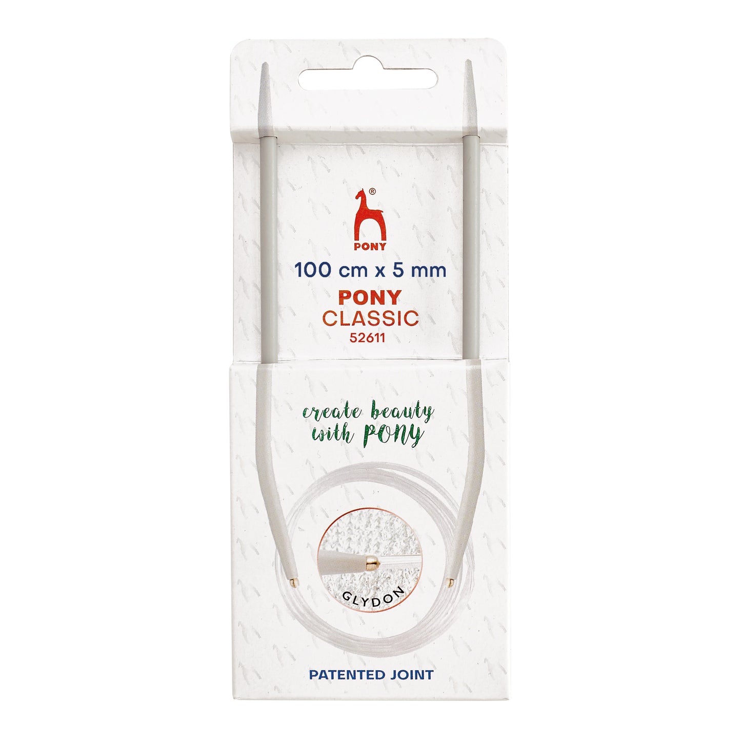 100 cm knitting needles circular fixed Pony Classic