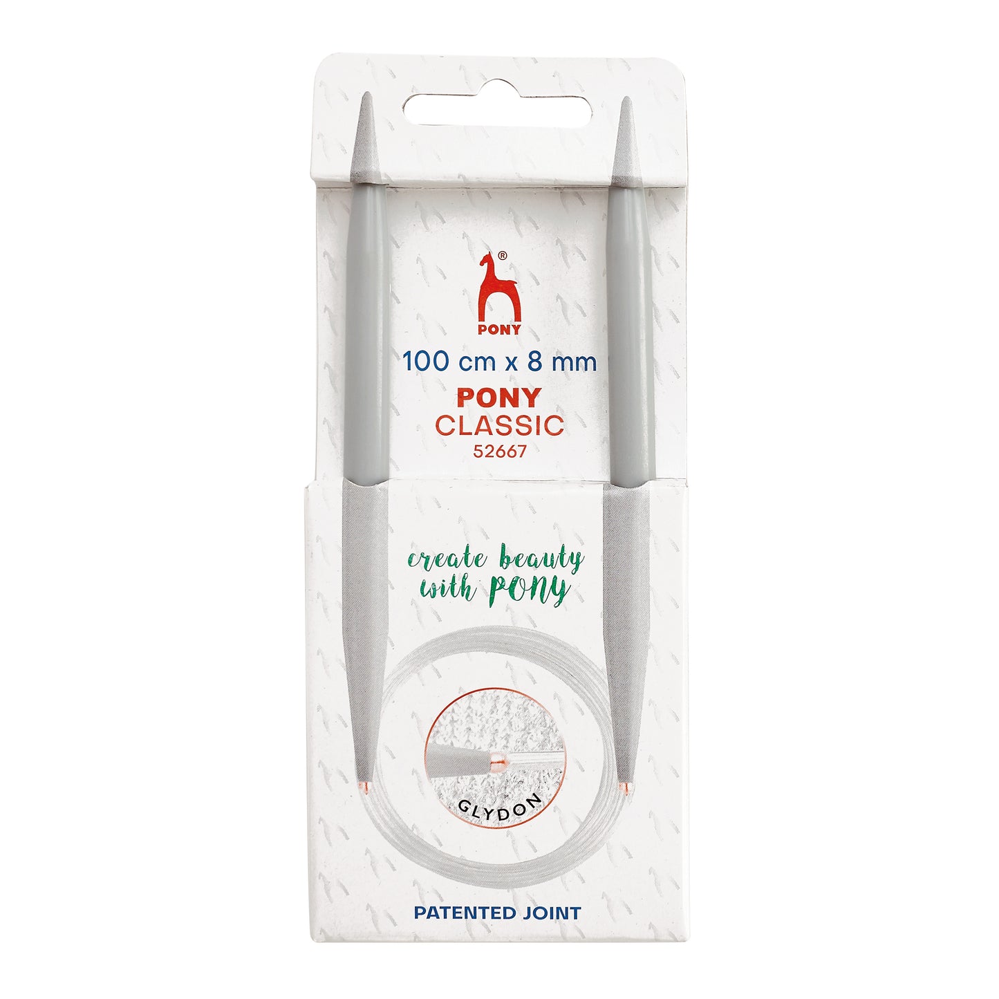 100 cm knitting needles circular fixed Pony Classic