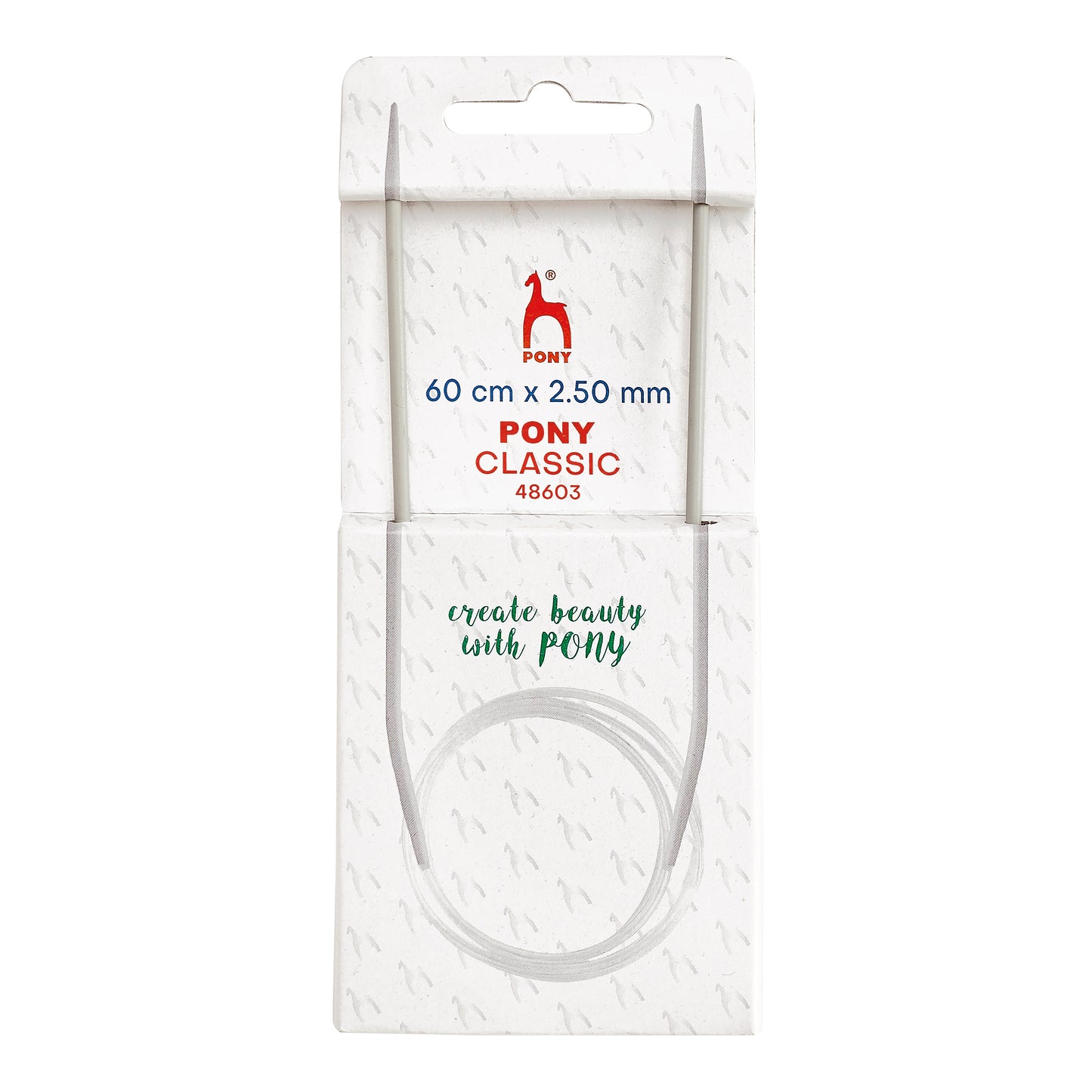 60 cm knitting needles circular fixed Pony Classic