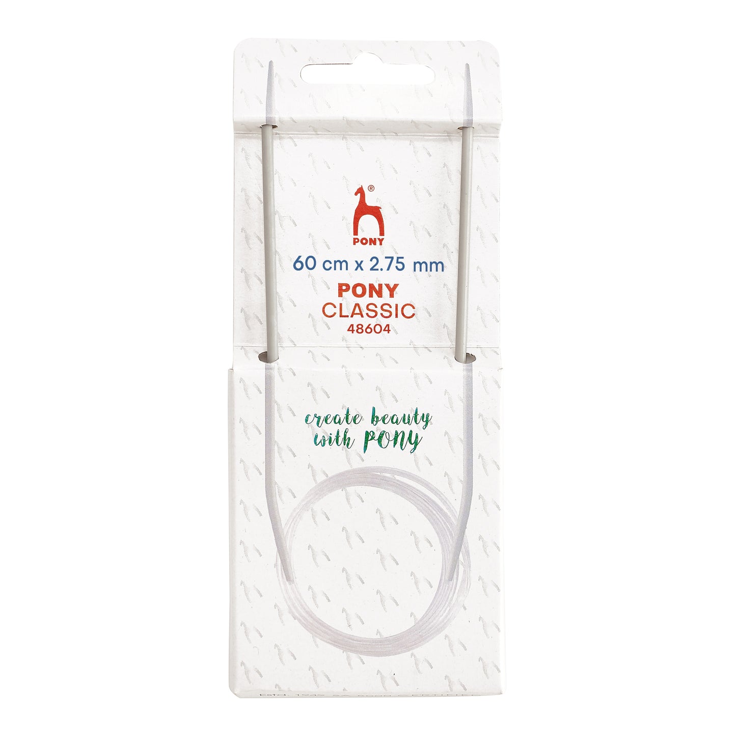 60 cm knitting needles circular fixed Pony Classic
