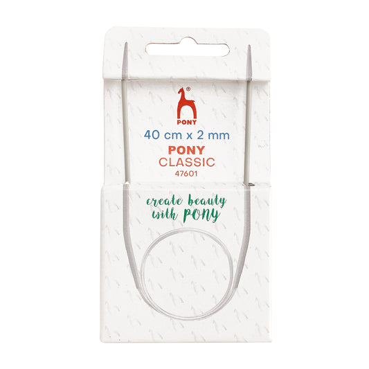 40 cm knitting needles circular fixed Pony Classic