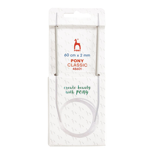 60 cm knitting needles circular fixed Pony Classic