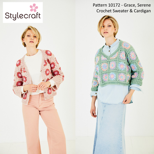 Serene aran Stylecraft patterns