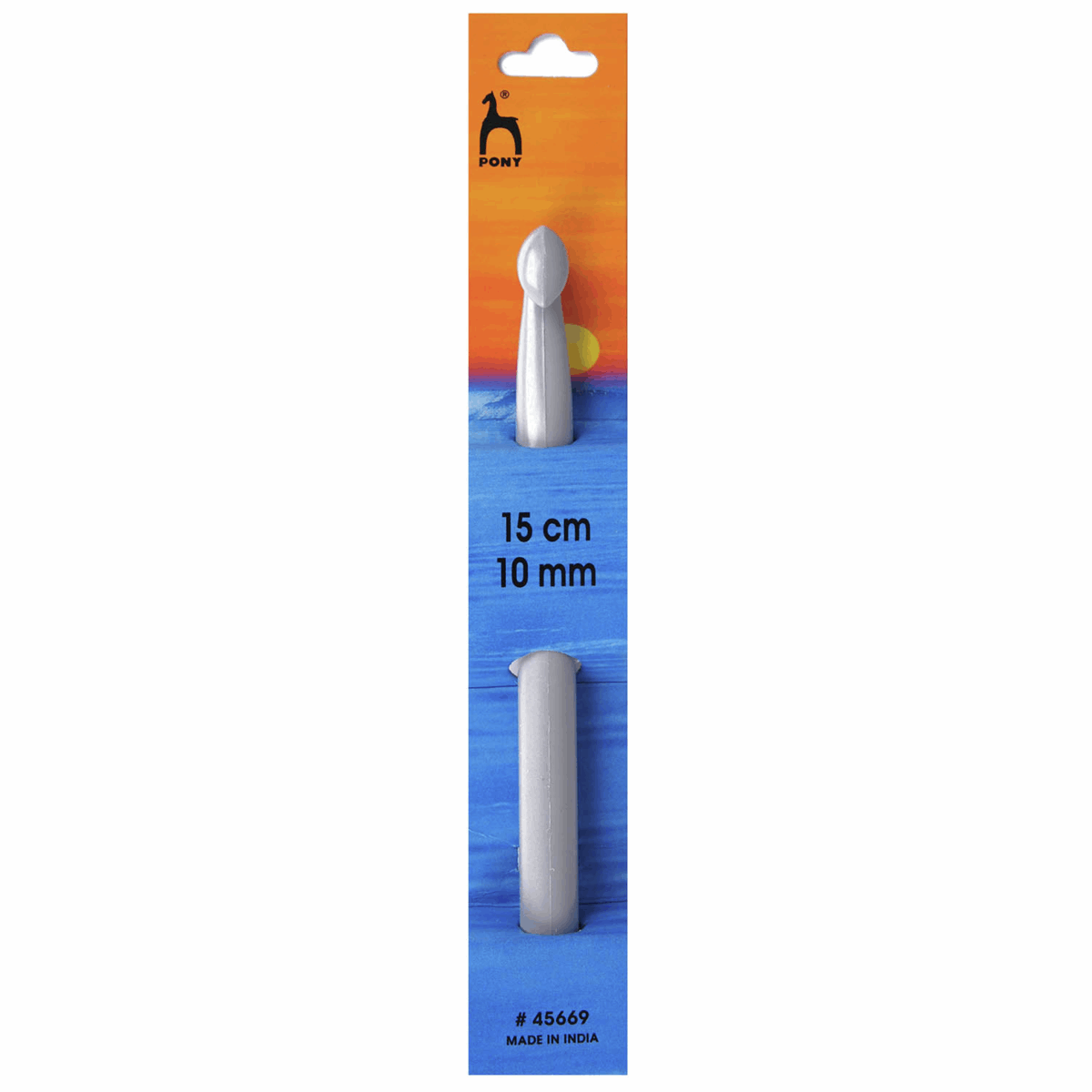 crochet hook aluminium 15 cm Pony