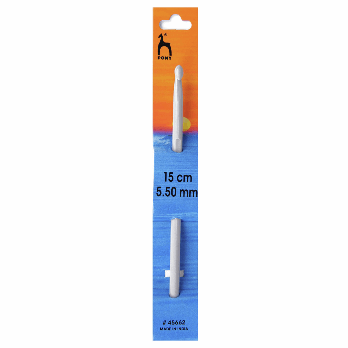 crochet hook aluminium 15 cm Pony