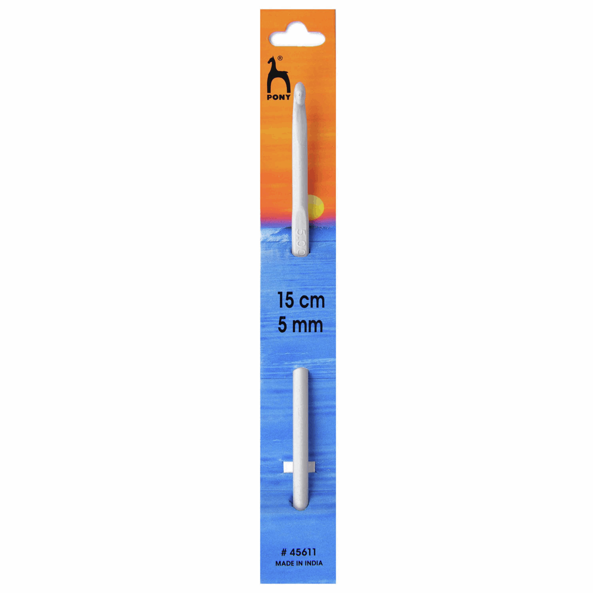 crochet hook aluminium 15 cm Pony