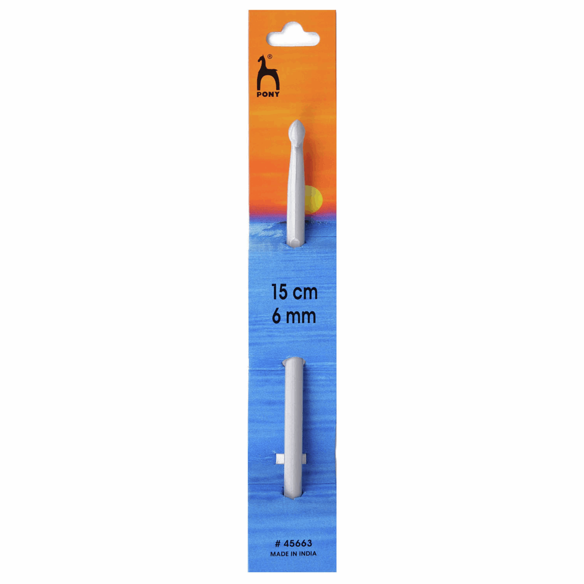 crochet hook aluminium 15 cm Pony