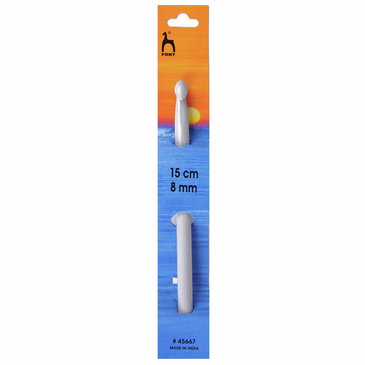 crochet hook aluminium 15 cm Pony