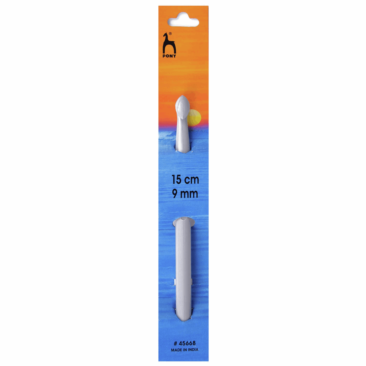 crochet hook aluminium 15 cm Pony