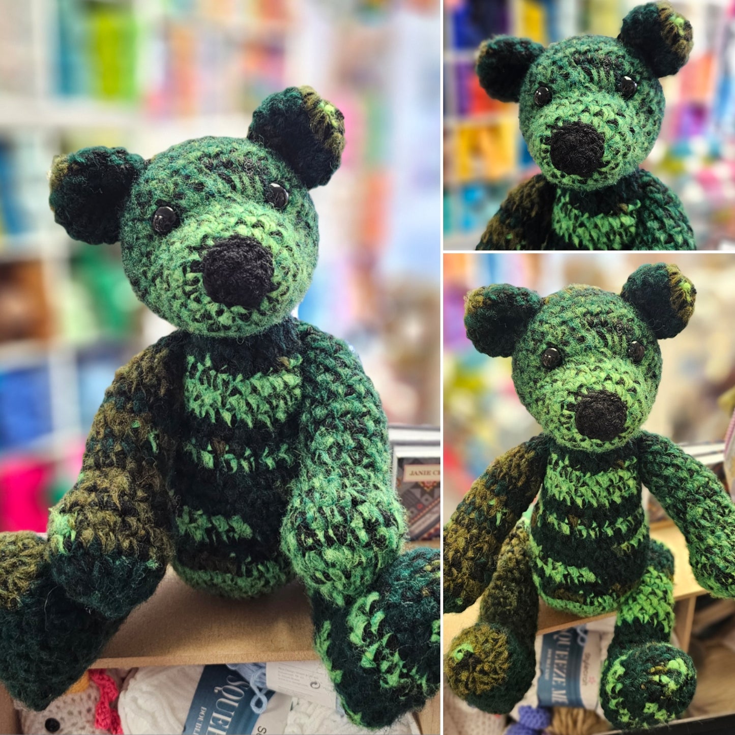 Handmade Crochet Bear Large