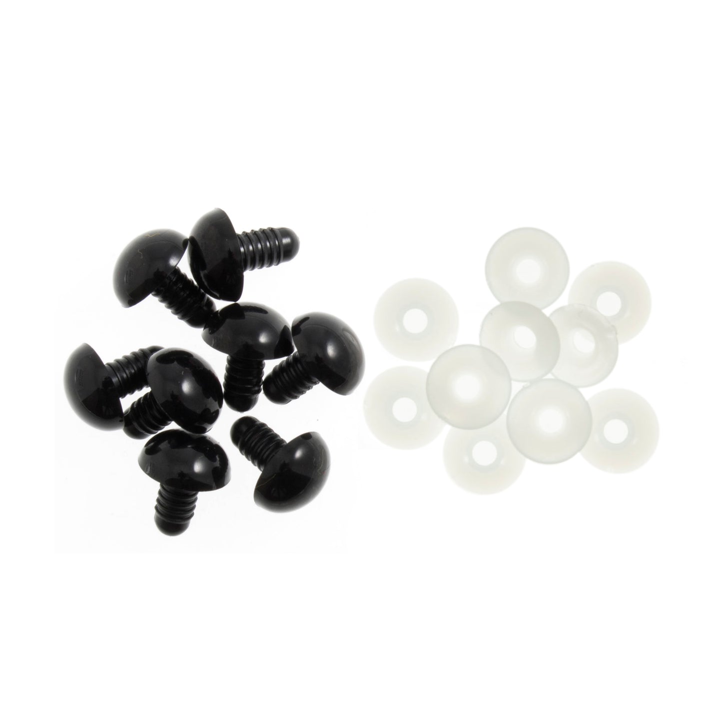 Toy safety eyes black