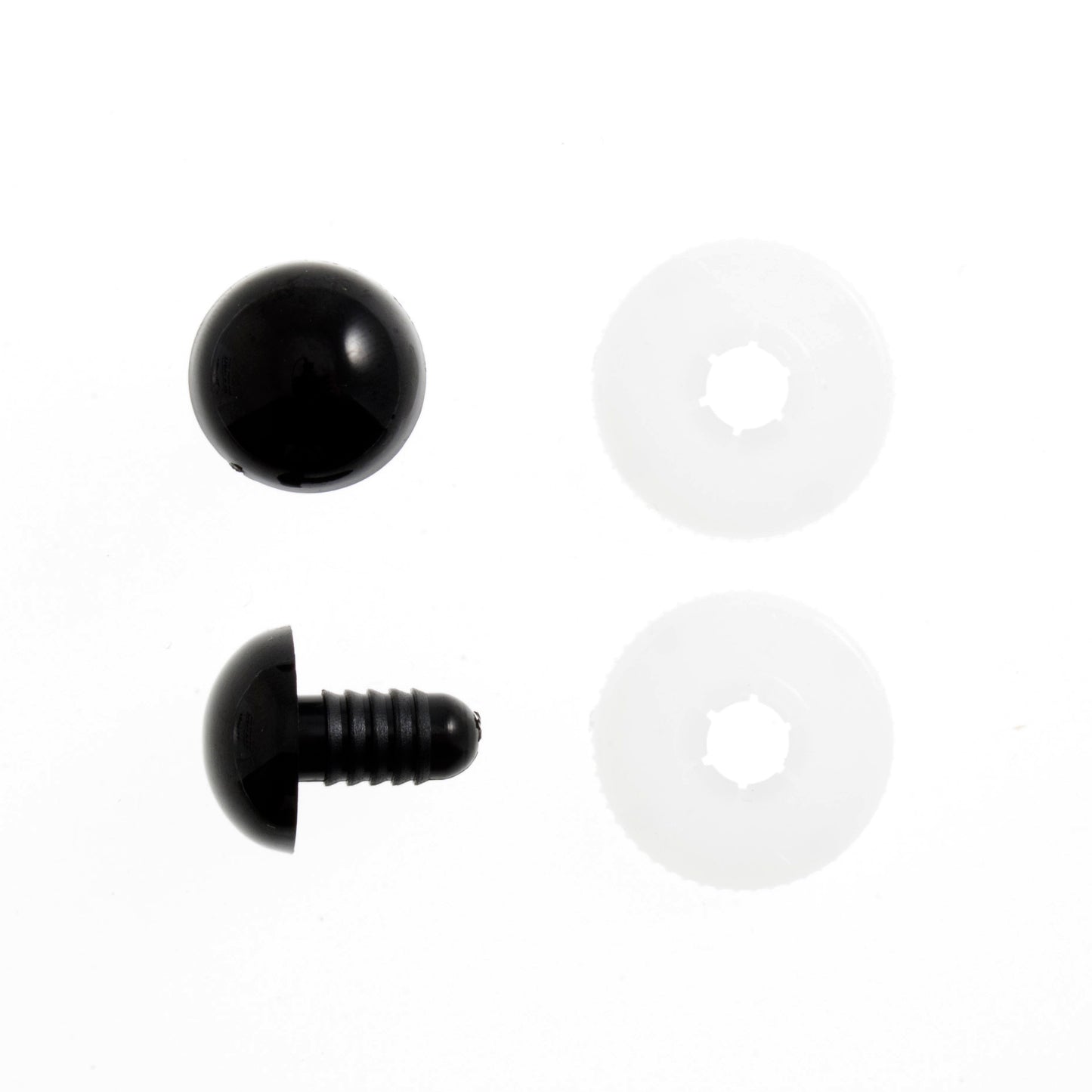 Toy safety eyes black