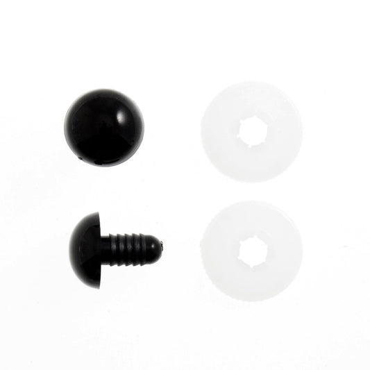 Toy safety eyes black