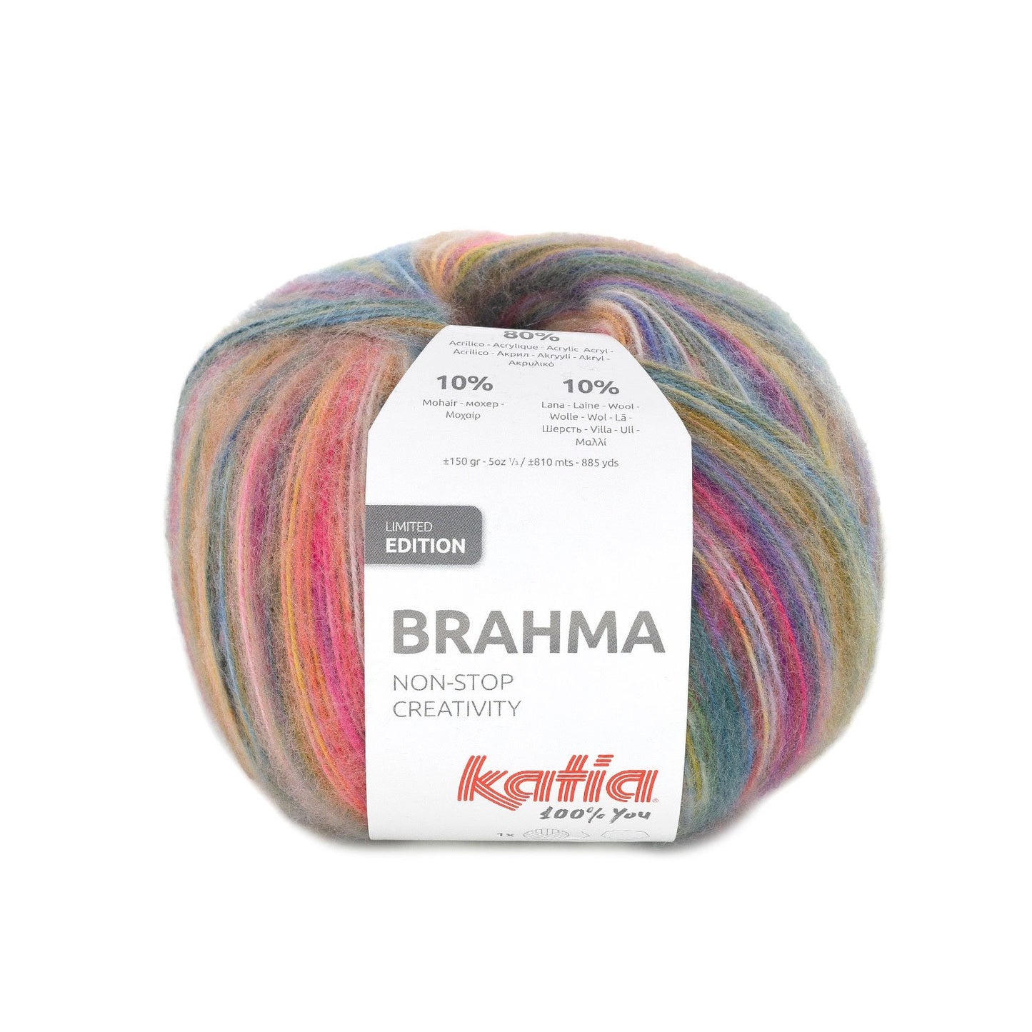 Brahma 80% Acrylic 10% Mohair 10% Wool lace