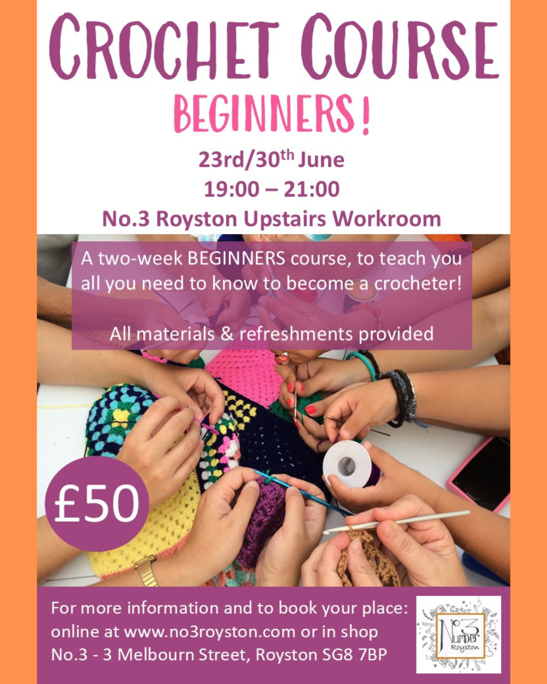 Crochet Workshop for Beginners