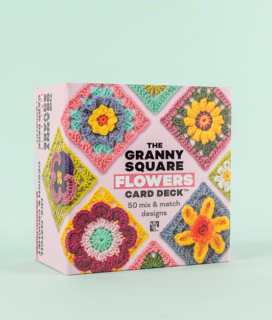 Granny Square Flower Card Deck
