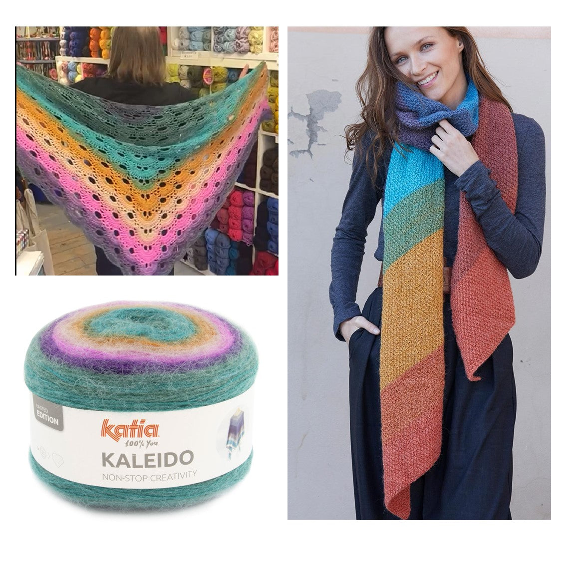 Kaleido lace with mohair