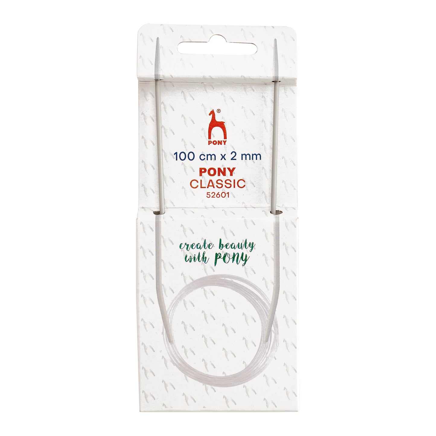 100 cm knitting needles circular fixed Pony Classic
