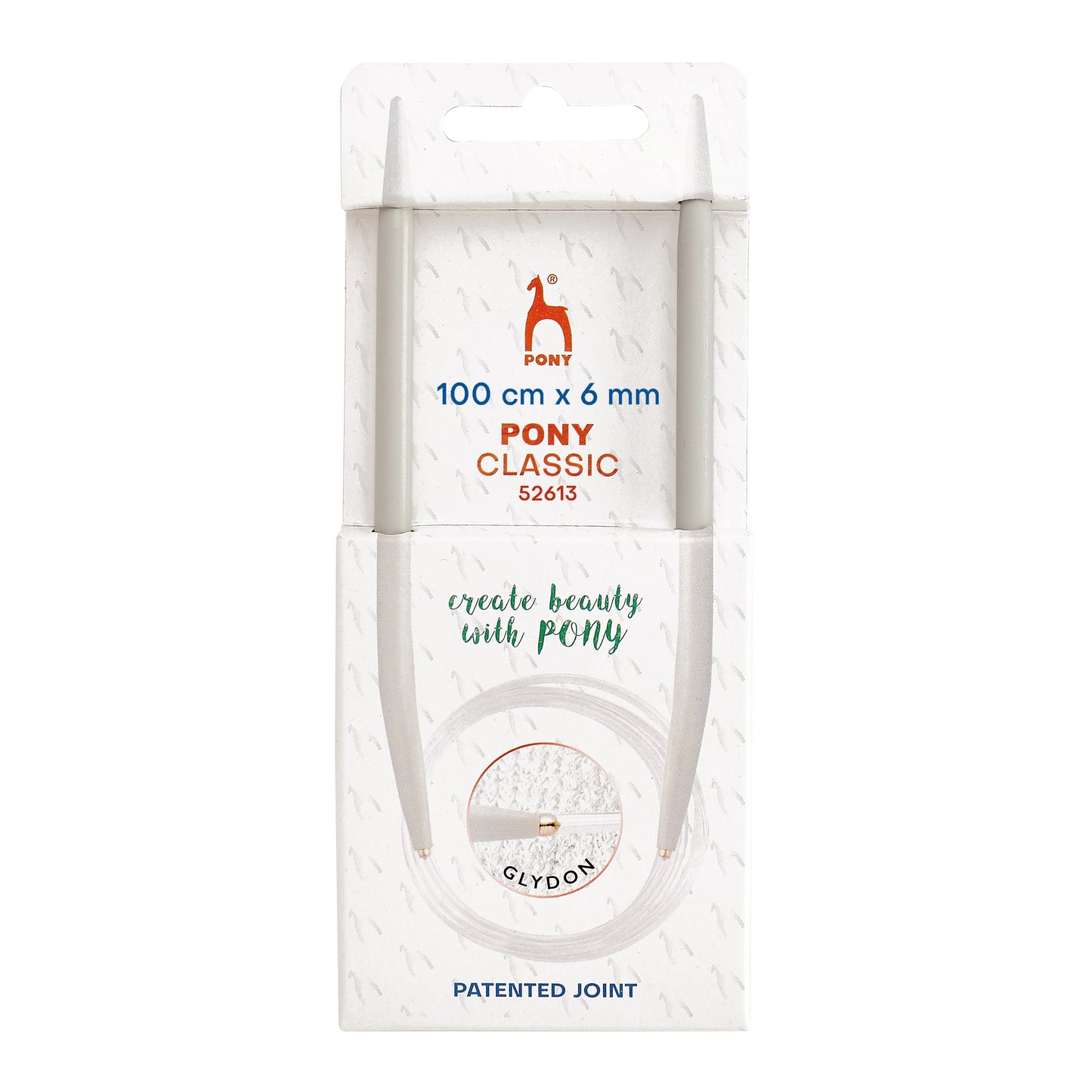 100 cm knitting needles circular fixed Pony Classic