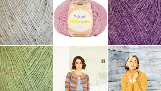 Recreate 100% recycled yarn - dk