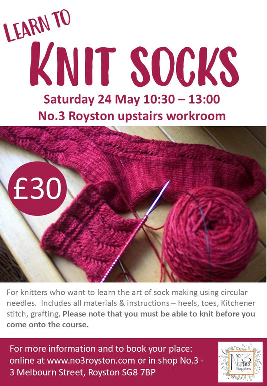 Workshop - Learn To Knit Socks